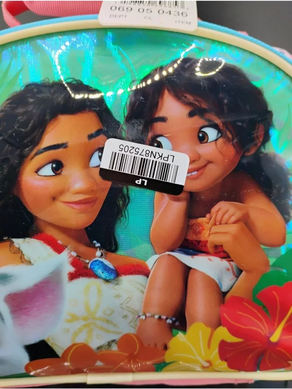 Moana Themed Kids Insulated Lunch Bag With Colorful Design